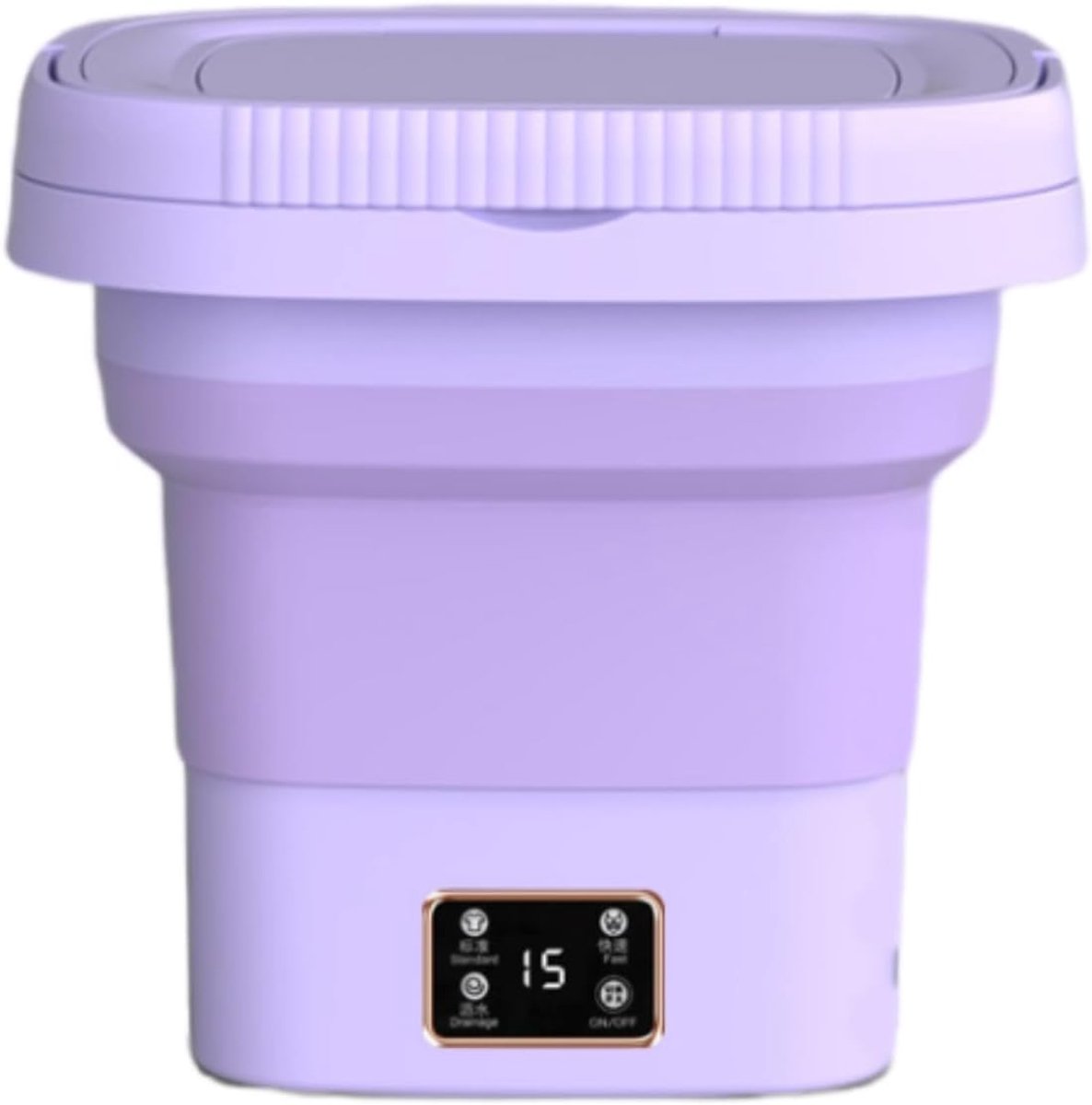 Draagbare Wasmachine - Opvouwbare Wasbak - Thuis Reizen Kamperen - Geïntegreerde Centrifuge - 9 Liter