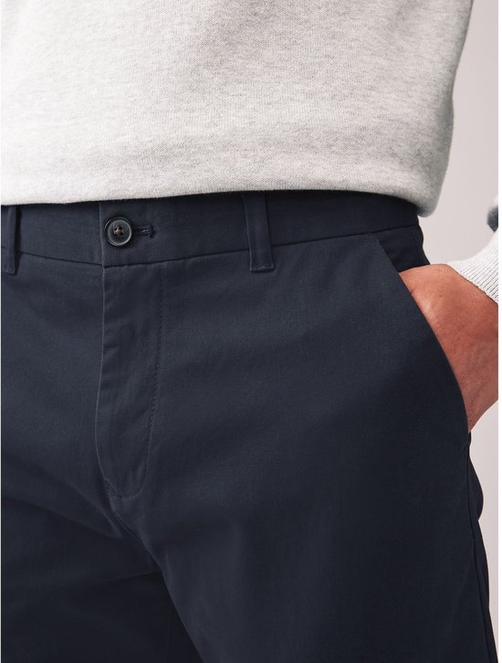 Next - Heren - Stretch-chino's, 2-pack, rechte pasvorm - Grijs