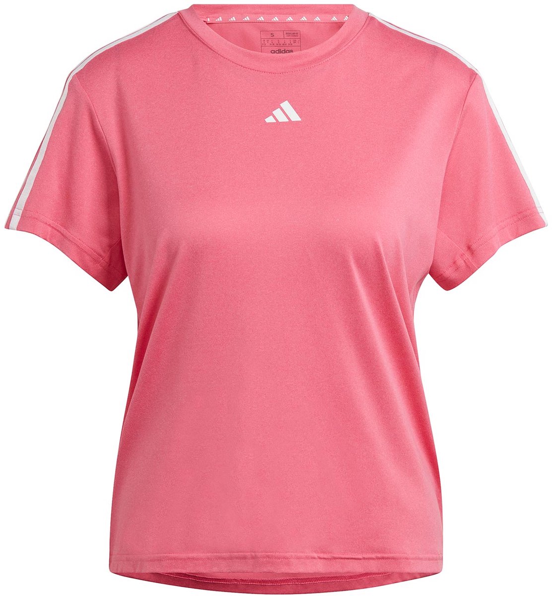 adidas T-shirt Dames Aeroready Train Essentials 3-Stripes Tee Roze