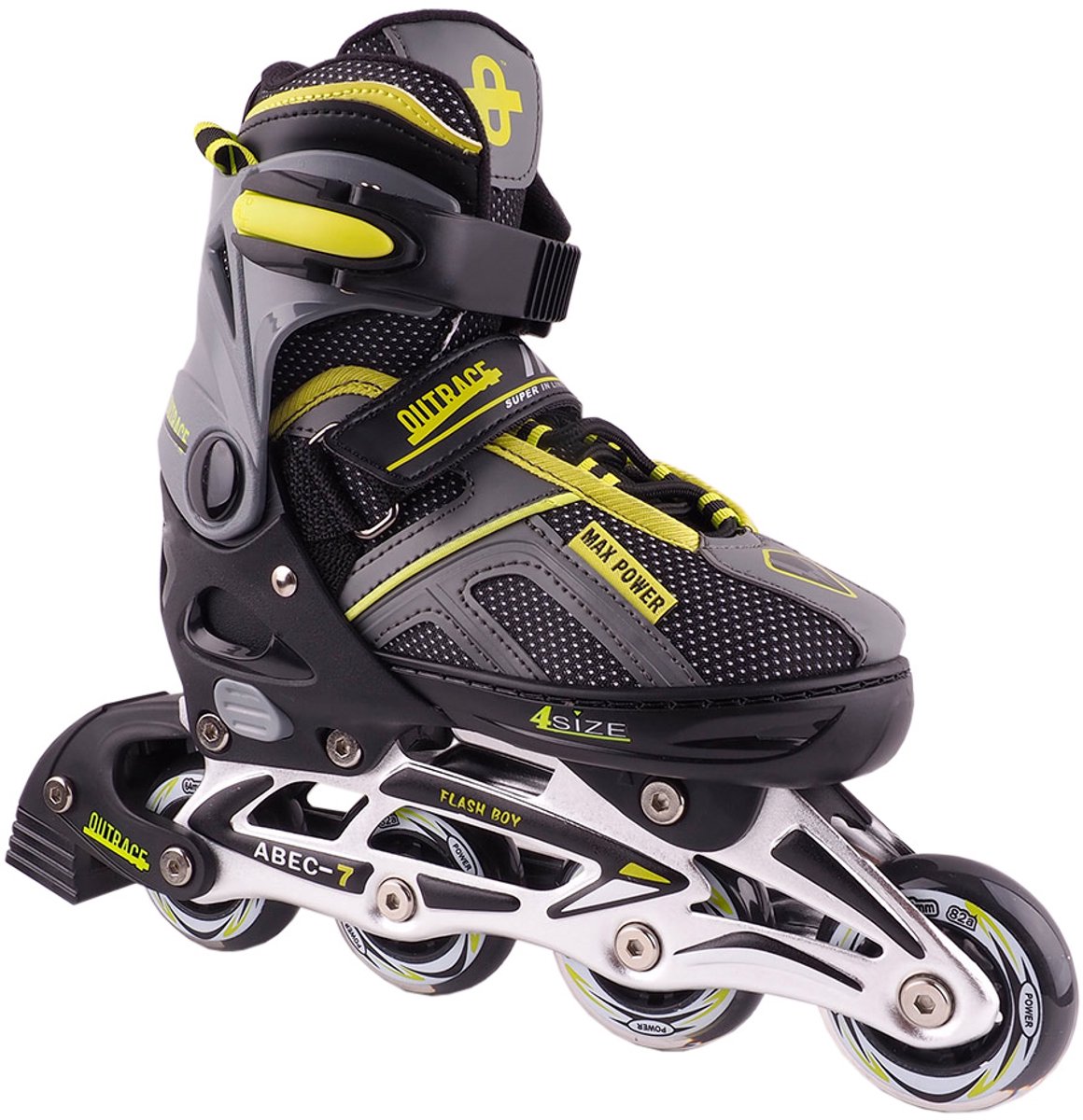 Outrace Flash Boy PW-126B-79 Inline Skates Zwart