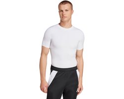 adidas T-shirt Heren Techfit Wit - Maat S
