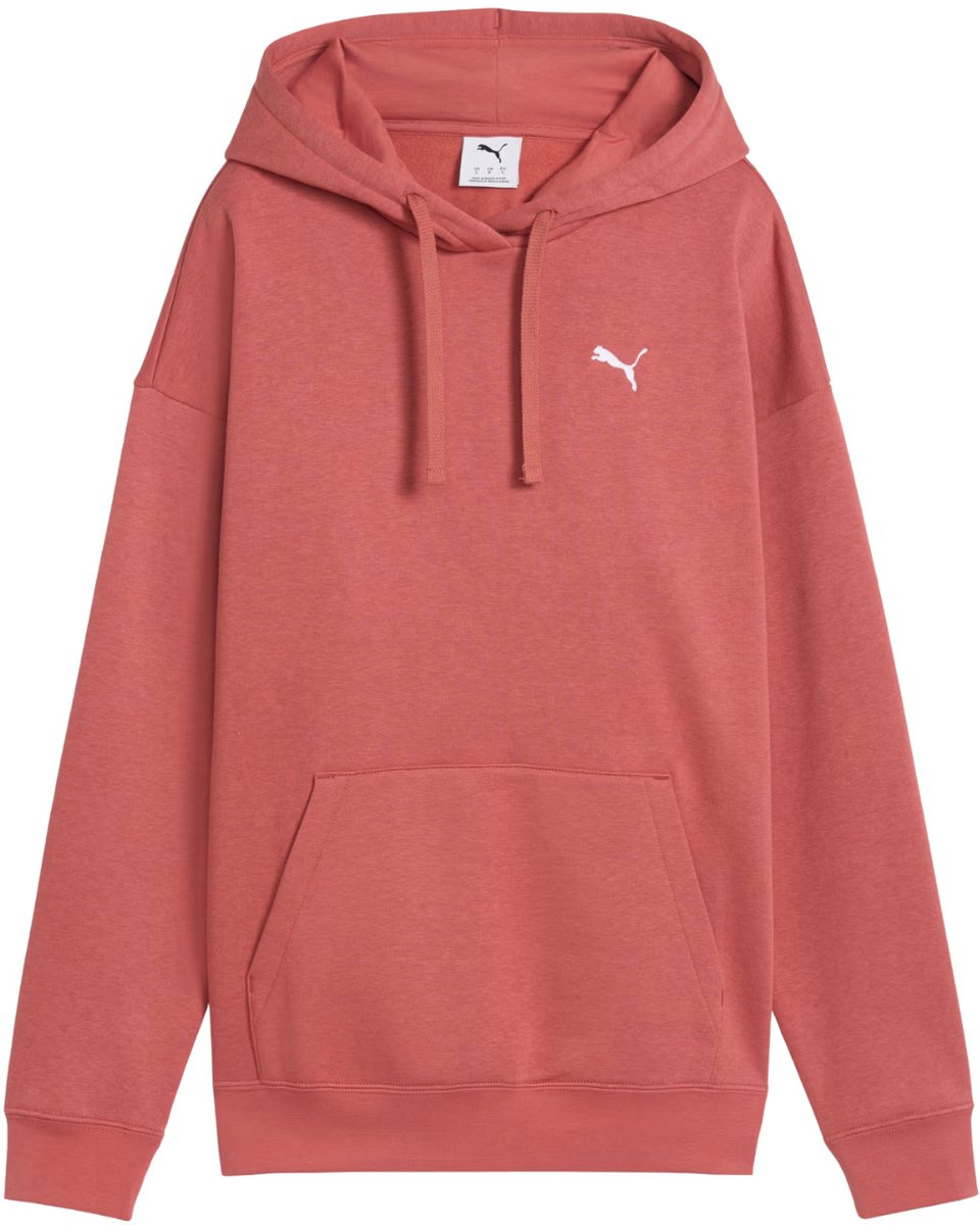 Puma Sweater Dames ESS Relaxed Hoodie FL Rood