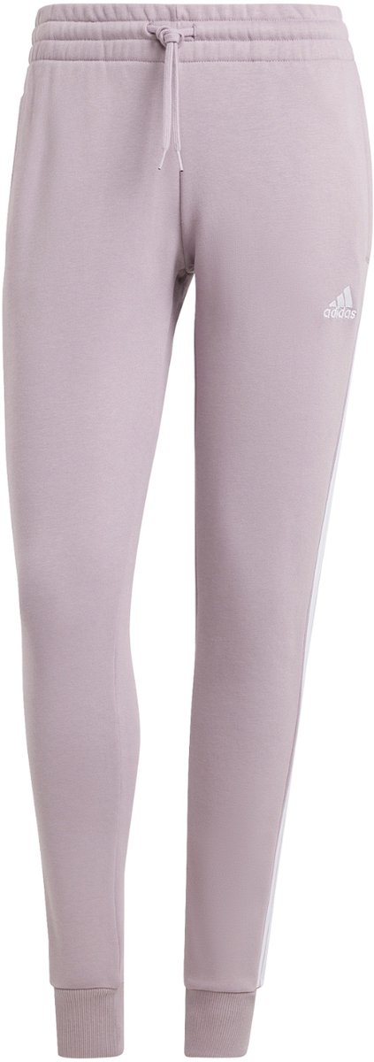 adidas Broek Dames Essentials 3-Stripes Fleece Paars