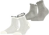Esprit Korte sokken Wavy Line 2-Pack