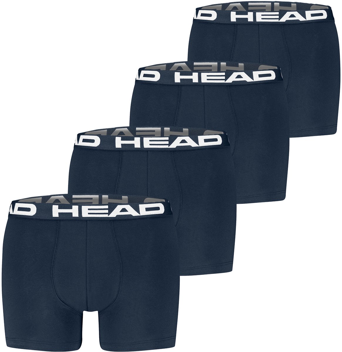 Head Basic boxerbroek voor heren, shorts, ondergoed, set van 4