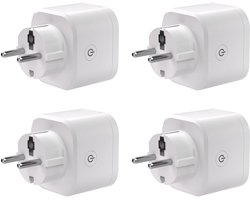 Slim stopcontact 16A/3840W – Bediening op afstand en met spraakopdrachten, energieverbruiksmonitoring