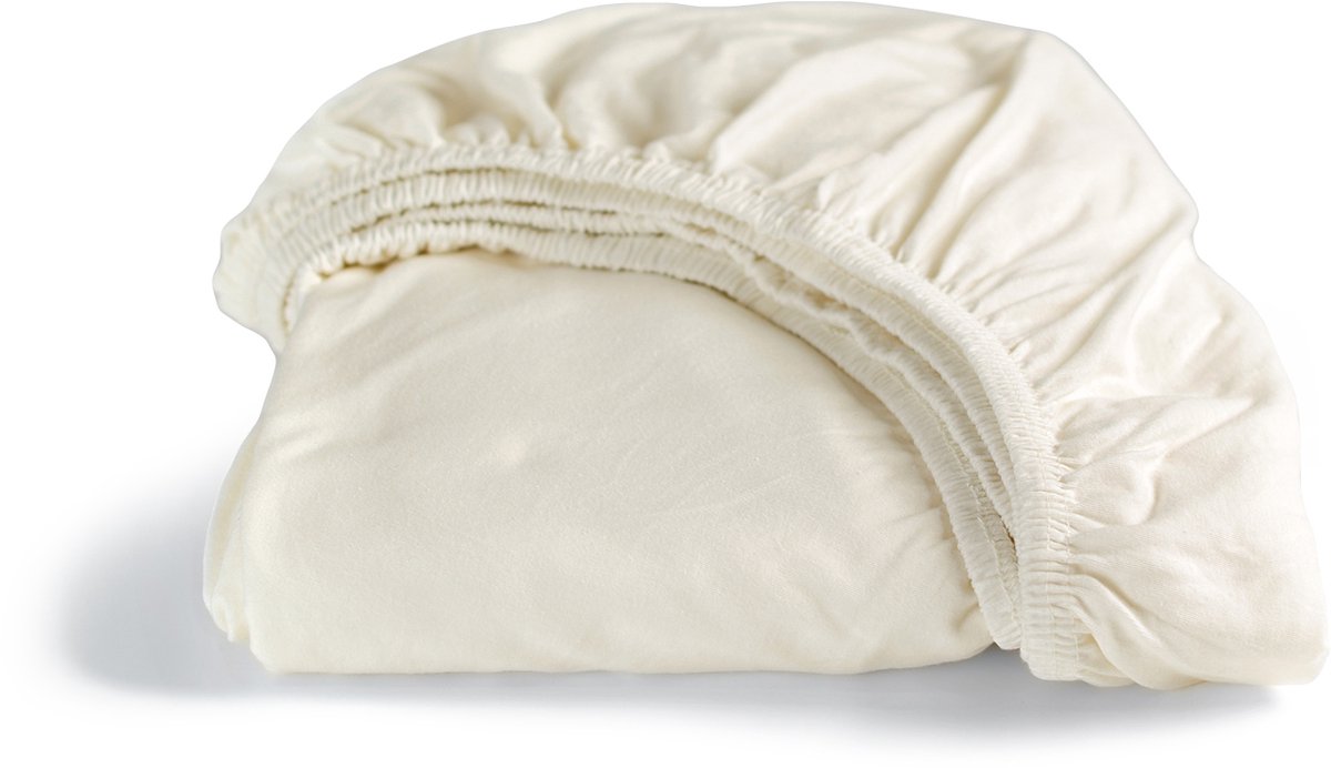 Cinderella - Hoeslaken (tot 35 cm) - Double Jersey - 160x200/210 - Ivoor