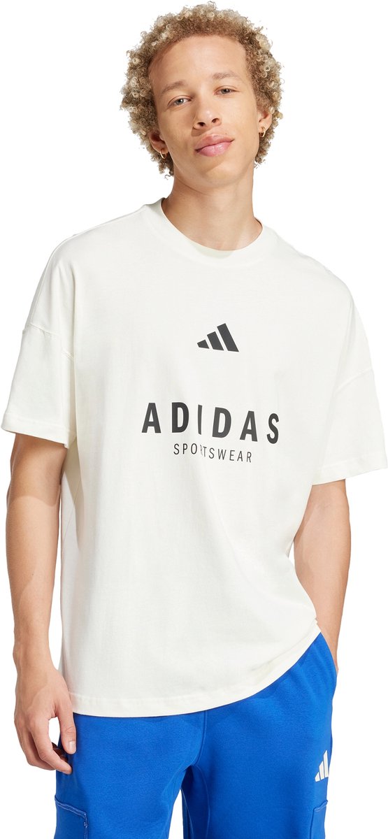 Adidas Sportswear All Szn Graphic T-Shirt Heren Wit