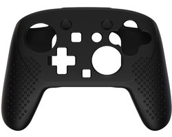 2 stuks Geschikt voor silicone Protective Case for Nintendo Switch 2 Pro Controller - Non-slip Grip Cover with Back Button Cover, Thumb Grips, 3D Studded Edition，zwart