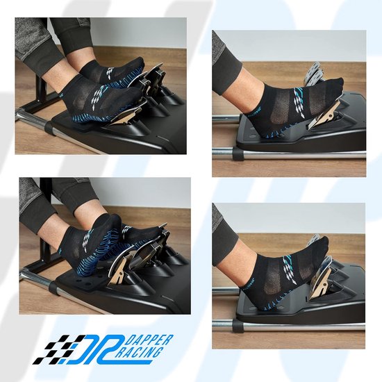 Anti-slip Simracing Sokken voor Optimale Grip op Pedalen — afbeelding 3