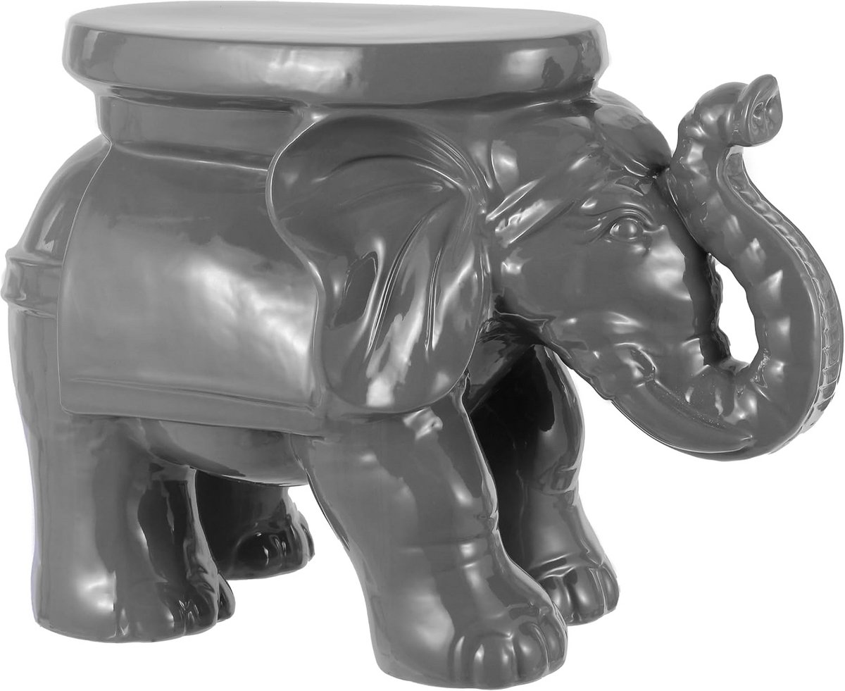 Decoratieve Keramische Tuinkruk in Olifant Vorm voor Binnen en Buiten