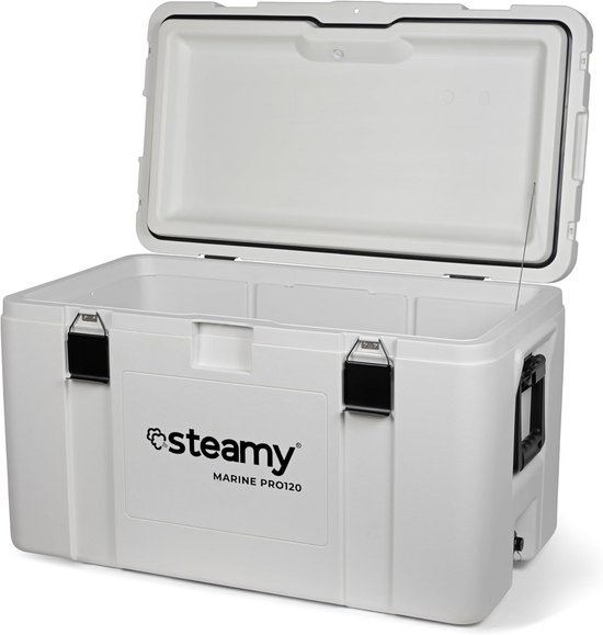 Grote Premium Koelbox Wit 120 Liter - Extra Duurzame IJsbox voor Kamperen en Outdoor — afbeelding 3