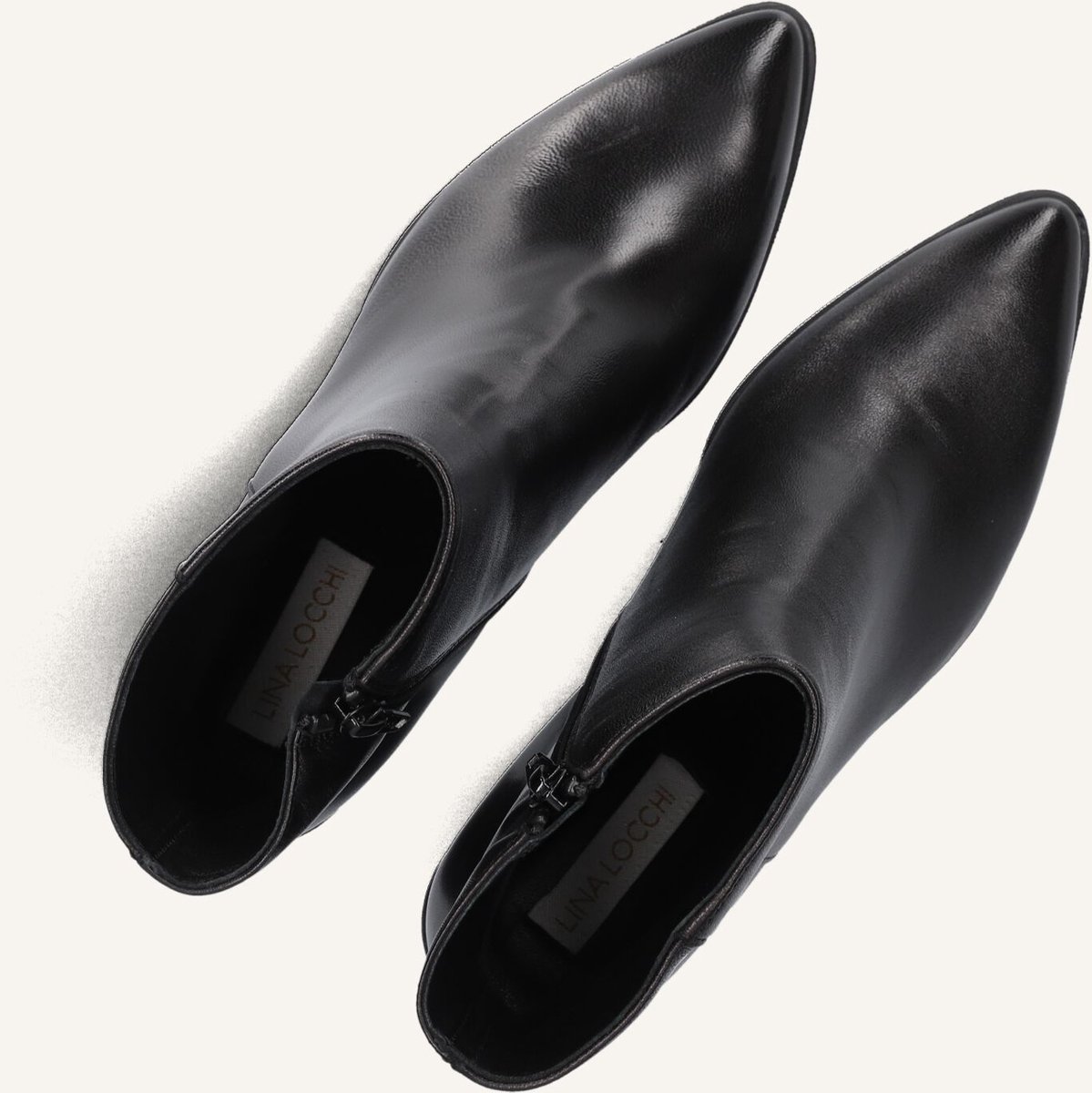 LINA LOCCHI At 156 Enkellaarsjes - Enkelboots met rits - Dames - Zwart - Maat 39