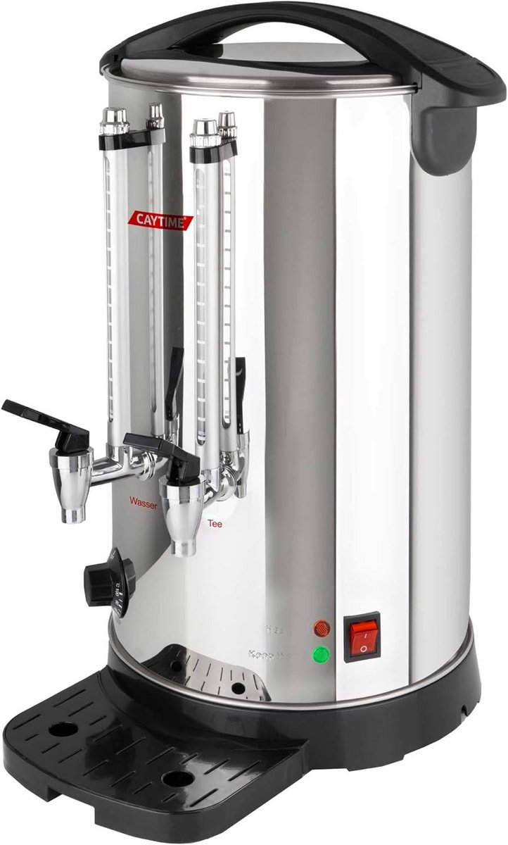 RVS Samowar Waterkoker & Theepot - 8 Liter Geïsoleerd Dubbelwandig