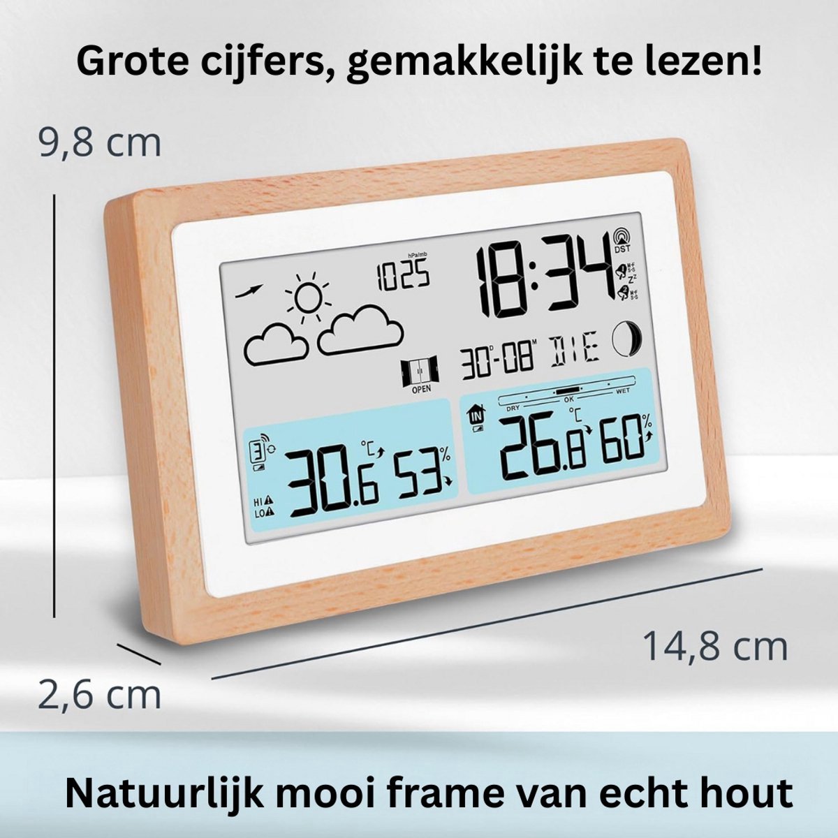 Nor-Tec draadloos weerstation