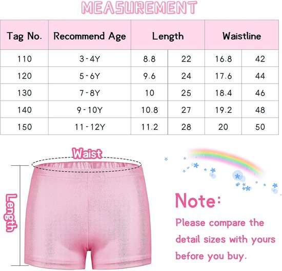 Comfortabele Sportshorts voor Meisjes - Perfect voor Gymnastiek en Yoga — afbeelding 4