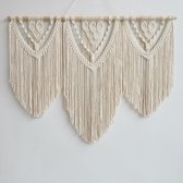 Groot Boho Macramé Wandkleed - Handgeweven Wanddecoratie