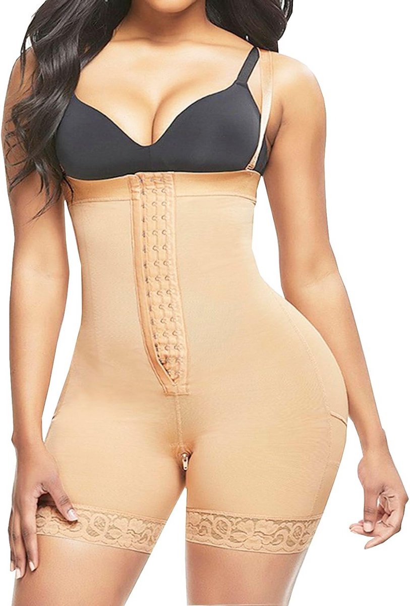 Naadloze Shapewear Body met Buikcontrole en Push-up Effect - Figuurcorrigerend Ondergoed