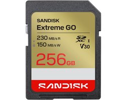 SanDisk SDXC Extreme GO 256GB (UHS-1, R 230MB/s / W150MB/s, 4K)