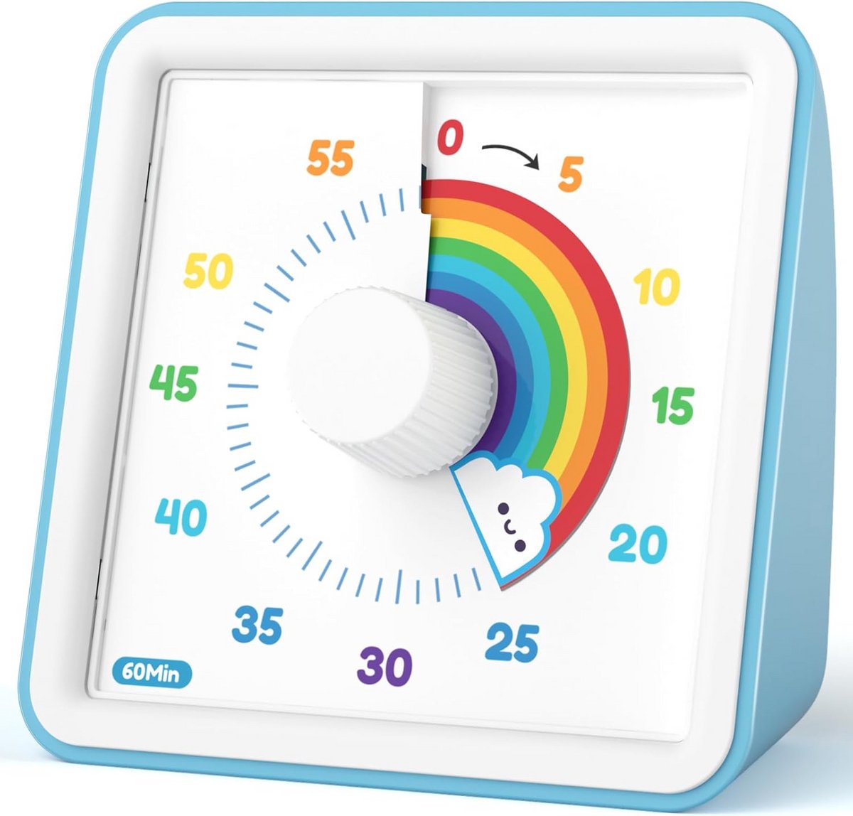 Visuele Countdown Timer voor Kinderen met Regenboog Ontwerp