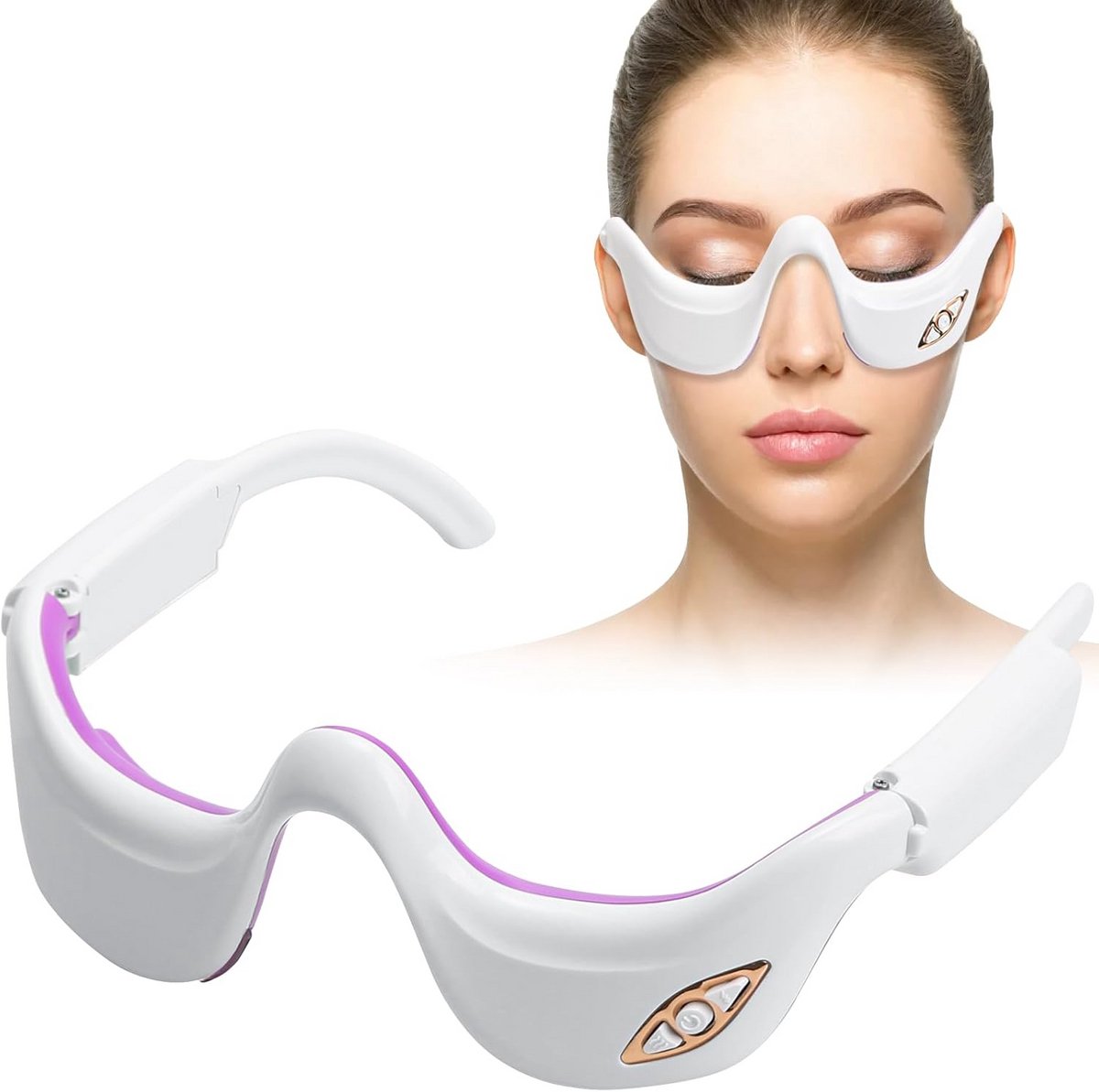 Oogmassage Apparaat - Gezichtsmassage - Hoofdmassage - Ontspanning
