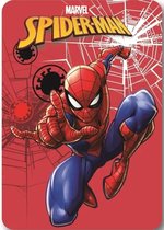 Spiderman fleece deken - rood - Spider-Man plaid - 140 x 100 cm.