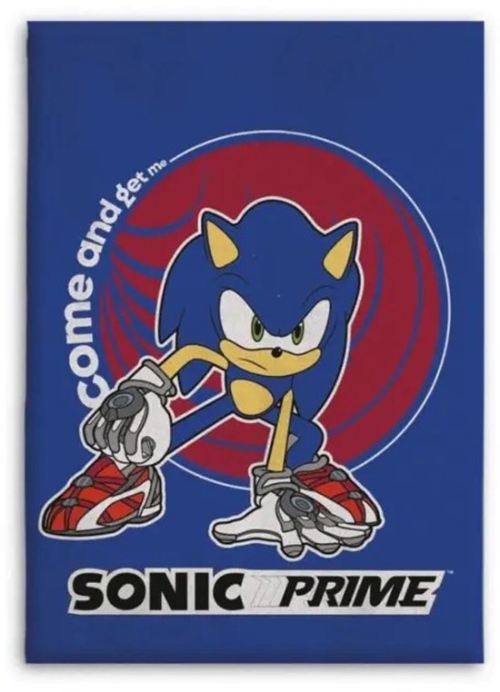 Jerry Fabrics Fleecedeken, sprei, knuffeldeken, Sonic Knuckels Miles