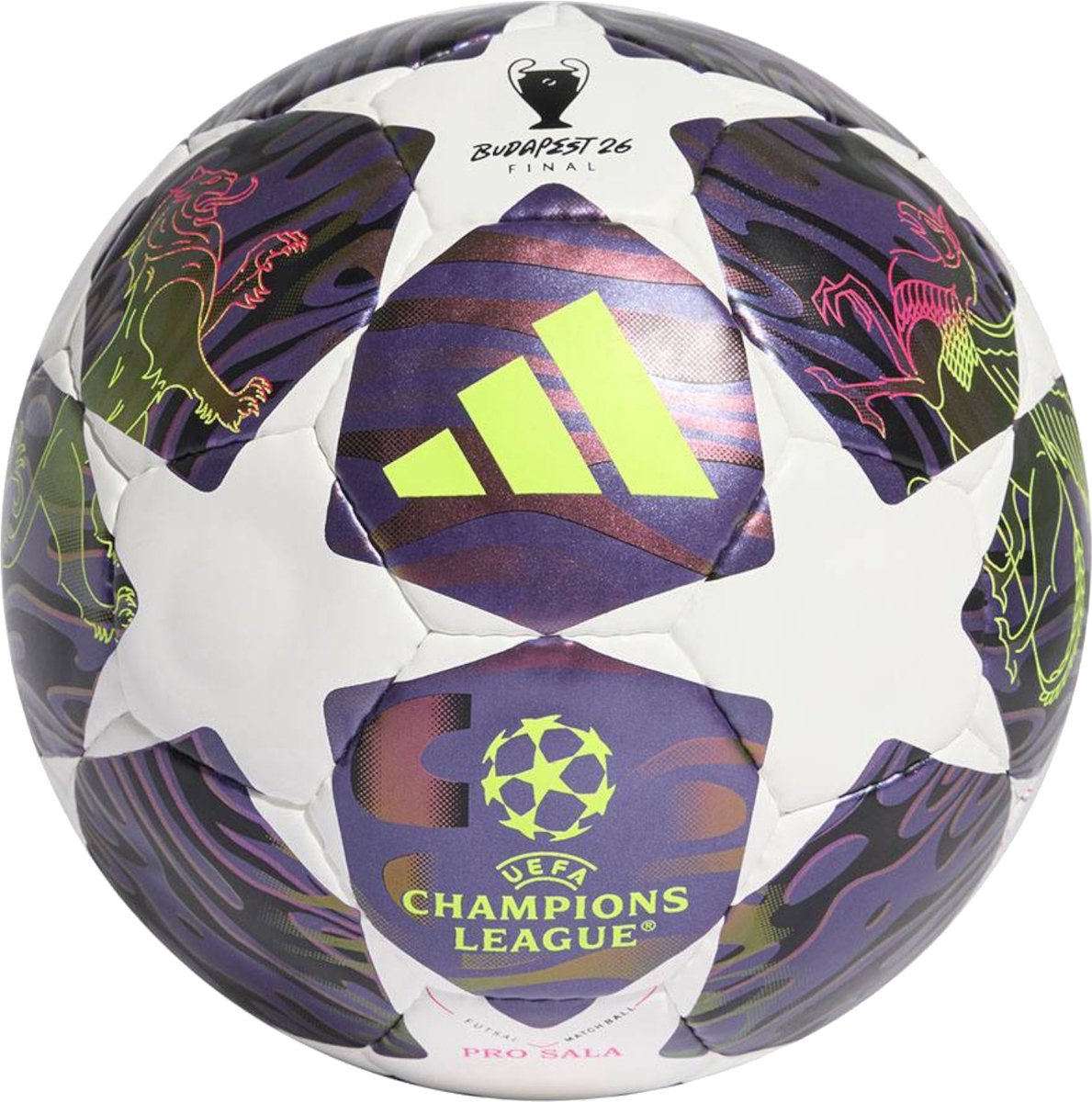 adidas UEFA Champions League Final Sala FIFA Quality Pro Ball, Unisex, Veelkleurig, Bal naar voetbal, maat: 4