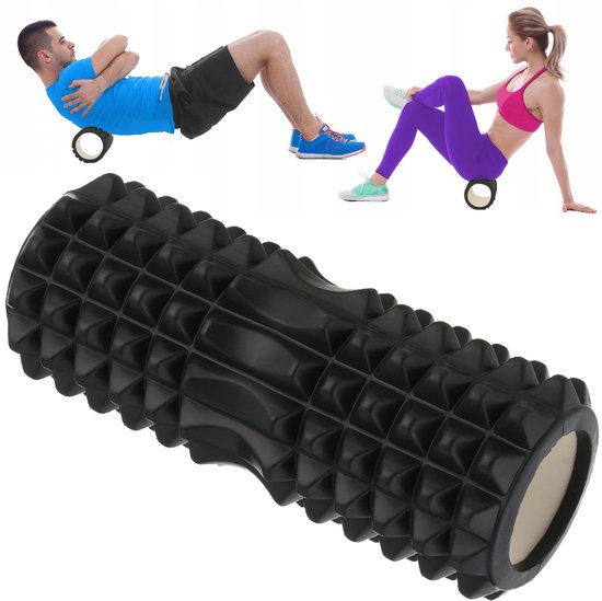 Gymtek® Foam Roller, Massage Roller, Fitness Roller, Foam Roller - Back Massage, Full Body Massage - Yoga, Pilates, Workout Roller - 33x11cm