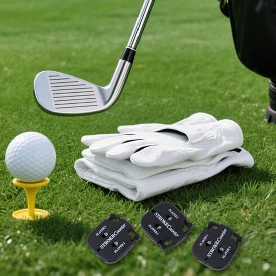 Golf Slagentellers - Draagbare Scoreteller met Lanyard - 5,6x4,9x0,9 cm van GOLF — afbeelding 2