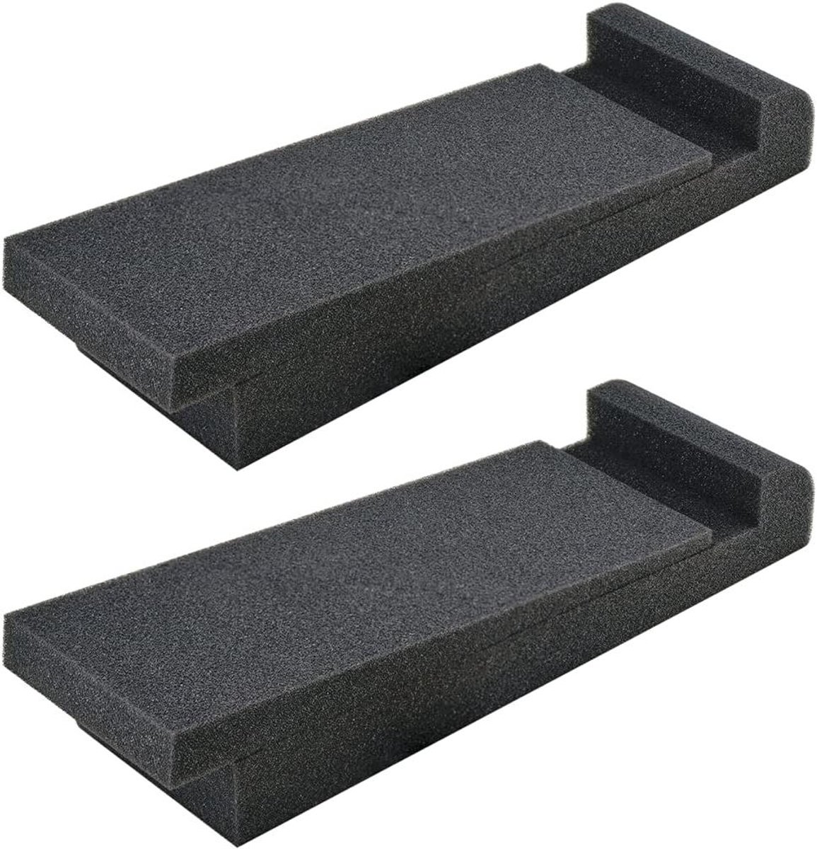 Monitor Isolatie Pads voor Studio Luidsprekers - Set van 2 - Verbetering Geluid Kwaliteit - Geschikt voor 3 "-10" Luidsprekers - Akoestisch Schuim - Desktop Stands