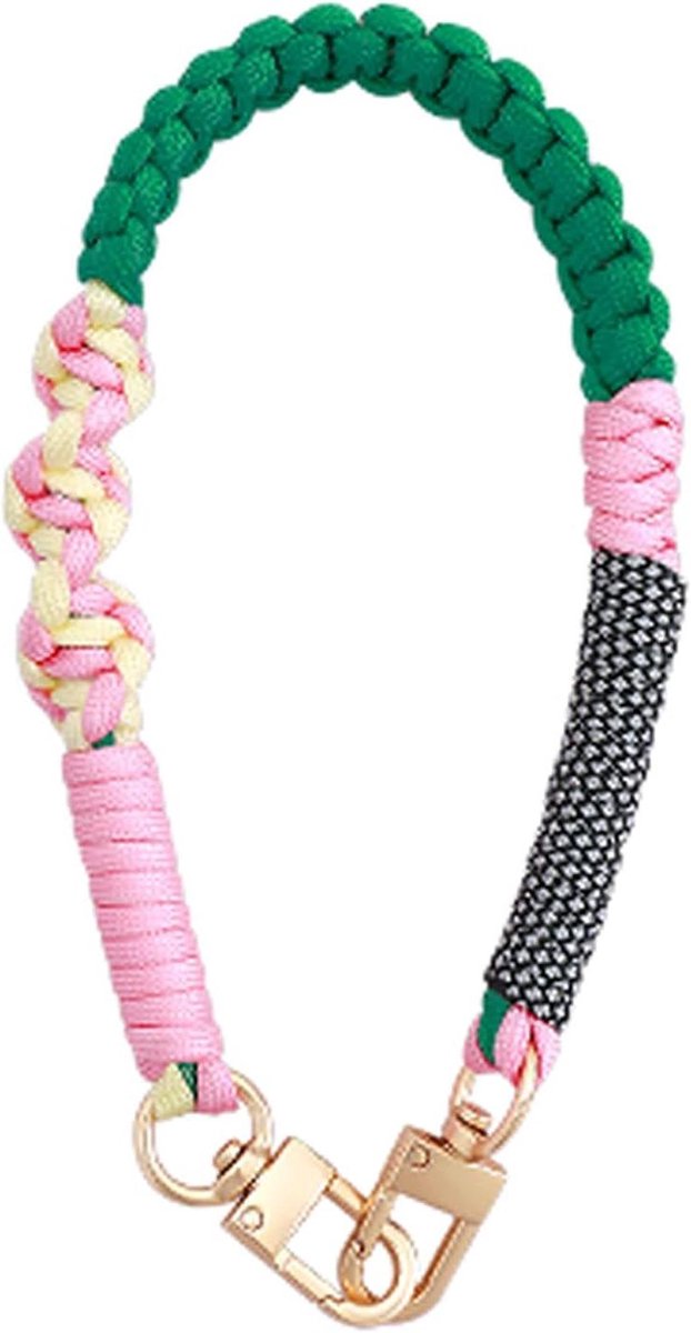Telefoonkoord met korte polsband - handig telefoonketting voor sleutelhanger en armband