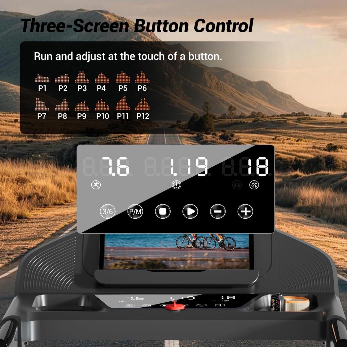 3-in-1 Opvouwbare Loopband thumbnail 6