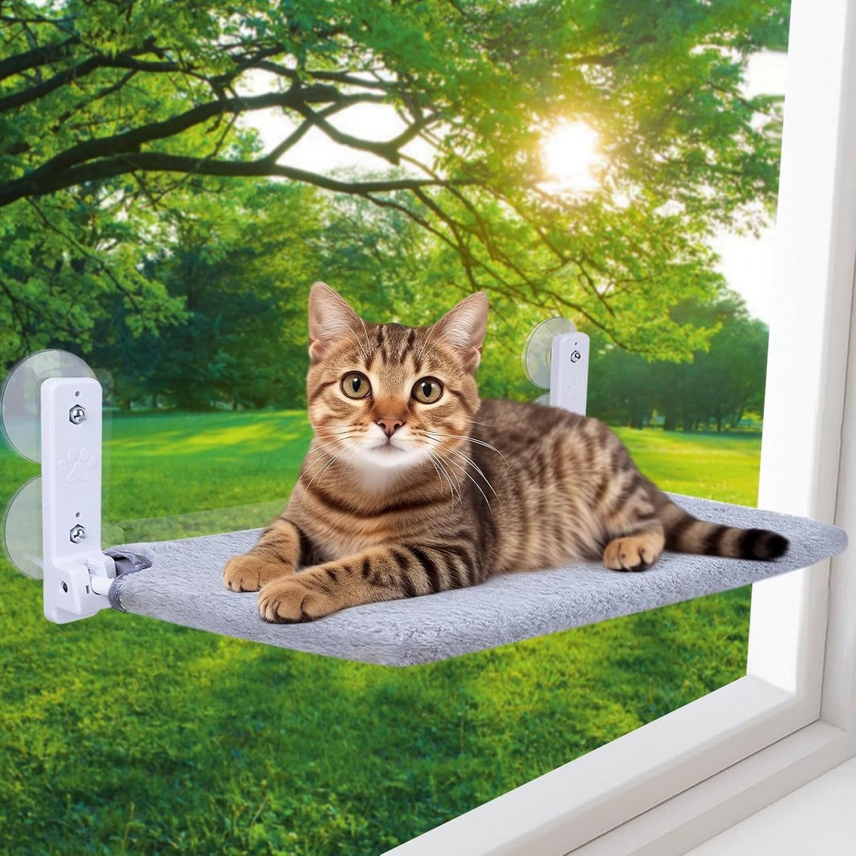 Kattenhangmat voor Raamkozijn - Comfortabel Ligbed voor Katten met Sterke Zuignappen