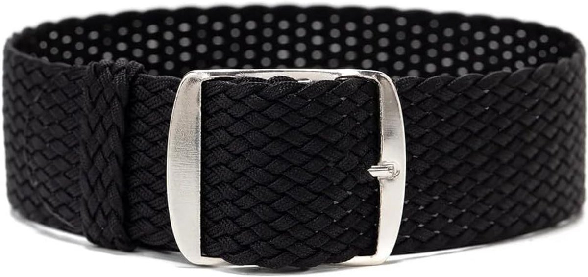 Nylon Horlogeband - Veel Kleuren en Maten - Vervangende Armband met Geborstelde Sluiting