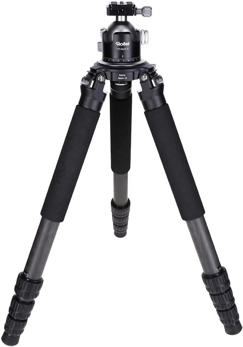 Professioneel Carbon Statief met 360° Kogelkop - 30kg Draagvermogen - Zeer Robuust Driepootstatief