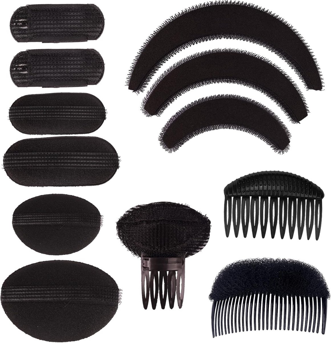 Volume Haar Opzetstukken Set - Styling Spons voor Dikker Haar & Kapsels