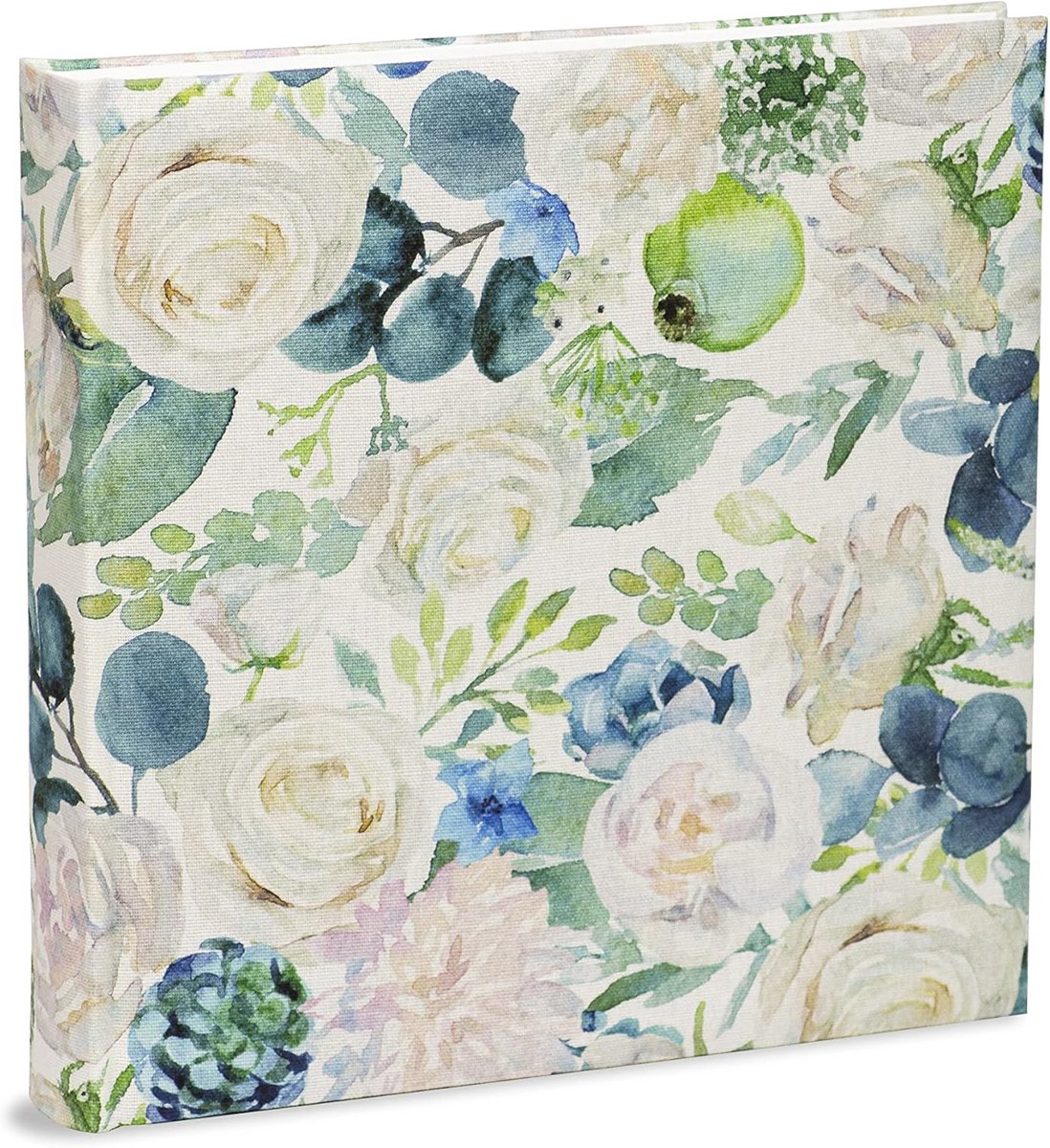 Fotoalbum Vierkant 31x31 cm met Bloemenpatroon - Gebonden Album voor Herinneringen