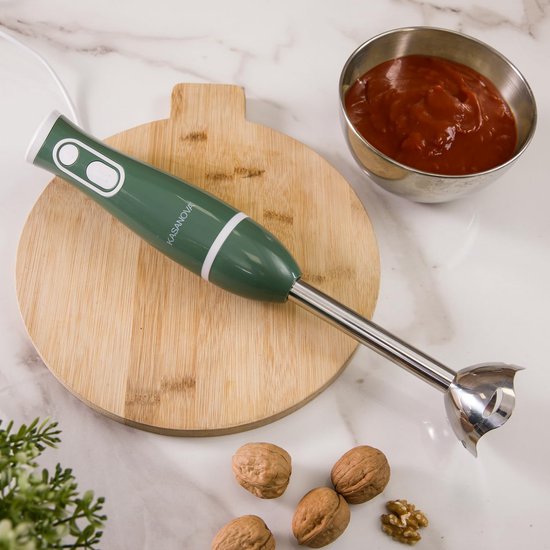 Krachtige Staafmixer 200W Groene Staafmixer voor Smoothies en Soepen — afbeelding 2