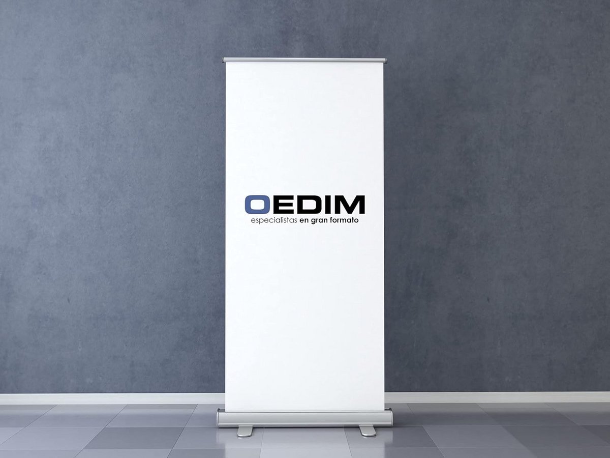 Roll-up Presentatiescherm Zelf Ontwerpen 150x200 cm Inclusief Print