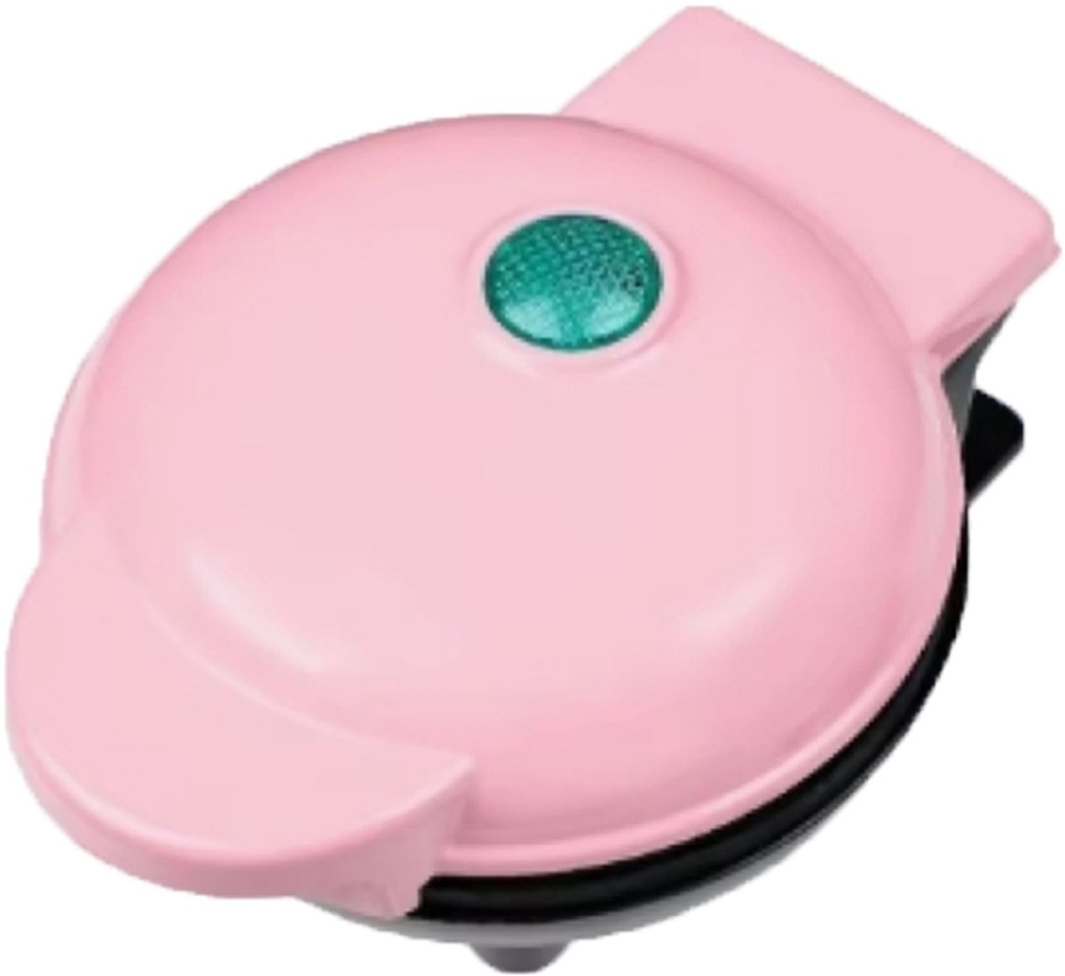 Gigicial Wafelijzer - Mini wafelijzer - Snel opwarmen / Gemakkelijk op te bergen - 1 stuk - Roze