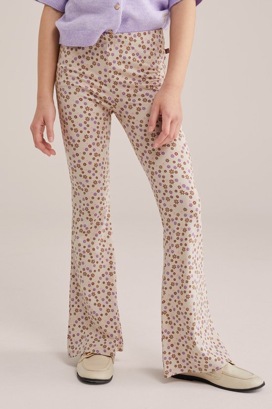 WE Fashion Meisjes flared legging met print