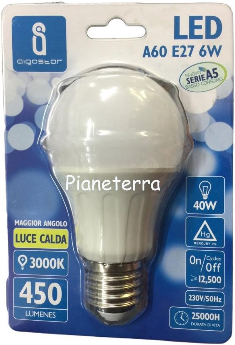E27 LED Lamp Energiezuinig met Lange Levensduur
