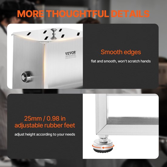 VEVOR Vleesmixer Handmatig 15l Mengmachine voor Vleesverwerking Gehakt van Merkloos — afbeelding 4