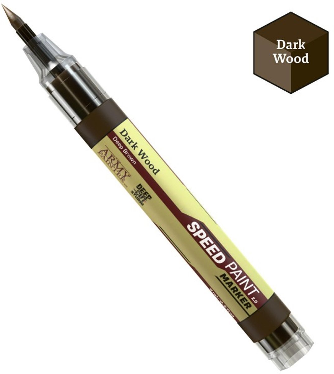 The Army Painter Speedpaint Marker - Dark Wood schilderstift voor miniaturen.