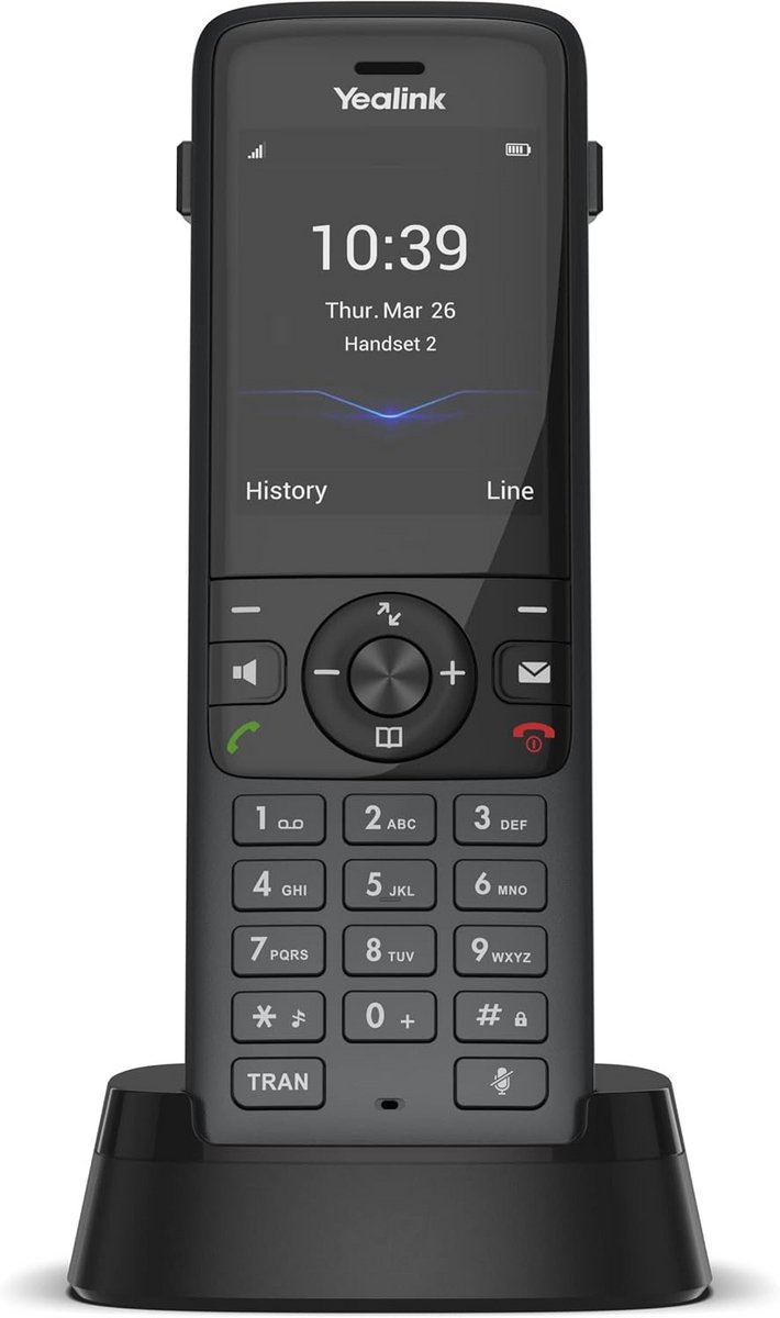 Draadloos DECT Handset voor Yealink W70B/W80B - HD Audio