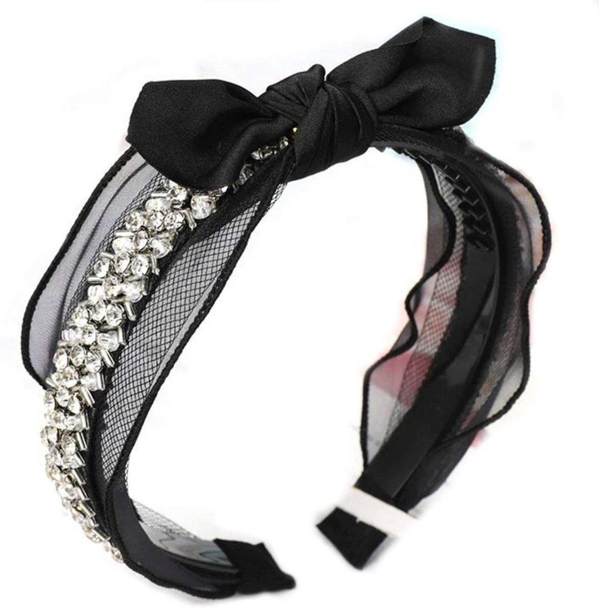 Elegante Haarband met Kristallen voor Dames - Feestelijk en Chique Accessoire