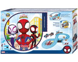 Carrera First Spidey Amazing Friends - C'est l'heure de Spidey ! -Spidey contre. Spin - Piste de course Piste de course de 2,4 m