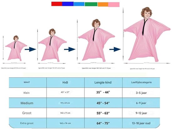 Ynkkvre - Sensorische Sokken - Lichaamssok - Compressiepak - Sensorische Sok - Kalmerend voor Autisme en ADHD - Volledige Lichaamsbedekking - Lichtgewicht en Ademend - Geschikt voor Overstimulatie en Stress - L van Merkloos — afbeelding 3