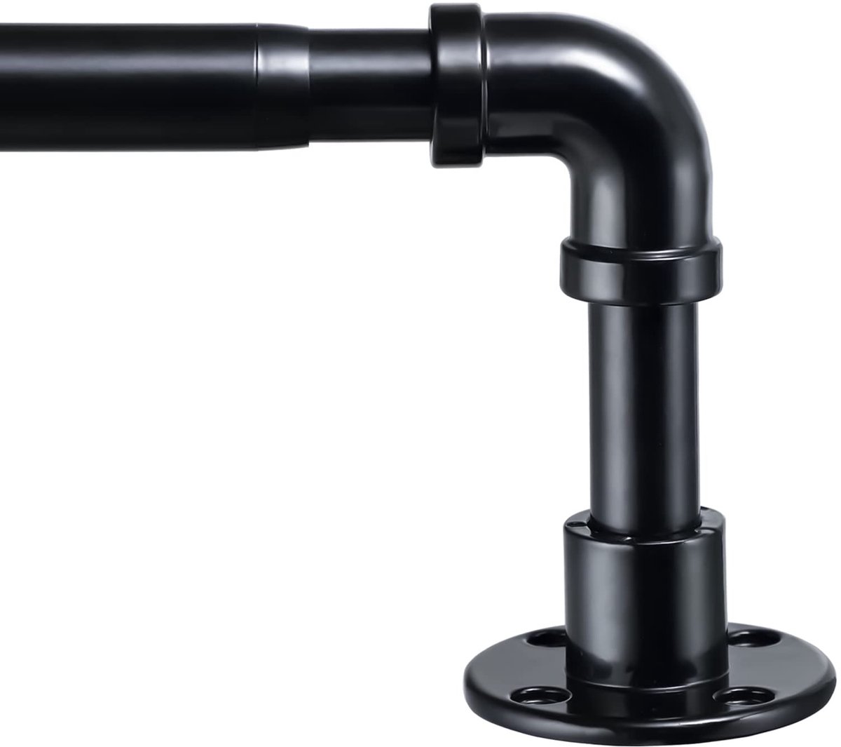 Verstelbare Gordijnroede - Industrieel Design - 81-109 cm